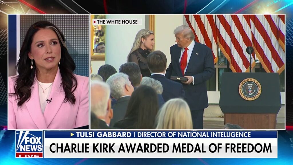 Tulsi Gabbard recalls Charlie Kirk's courage and leadership on college campuses