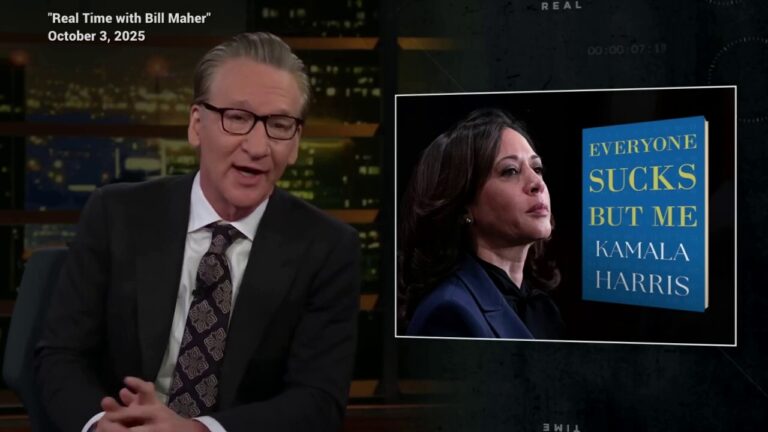 Bill Maher rips Kamala Harris' '107 Days' book, suggests different title