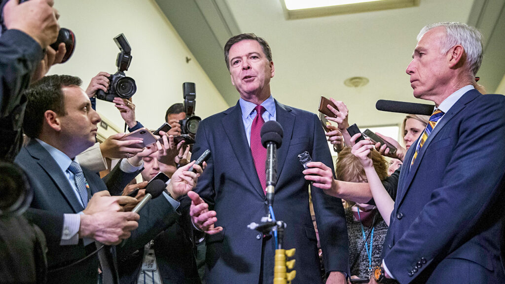 WATCH LIVE: Awaiting James Comey's court arrival for arraignment hearing