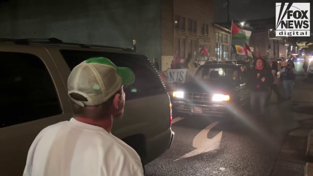 SQUARING OFF IN PORTLAND: Fed-up residents confront protesters on streets of troubled city