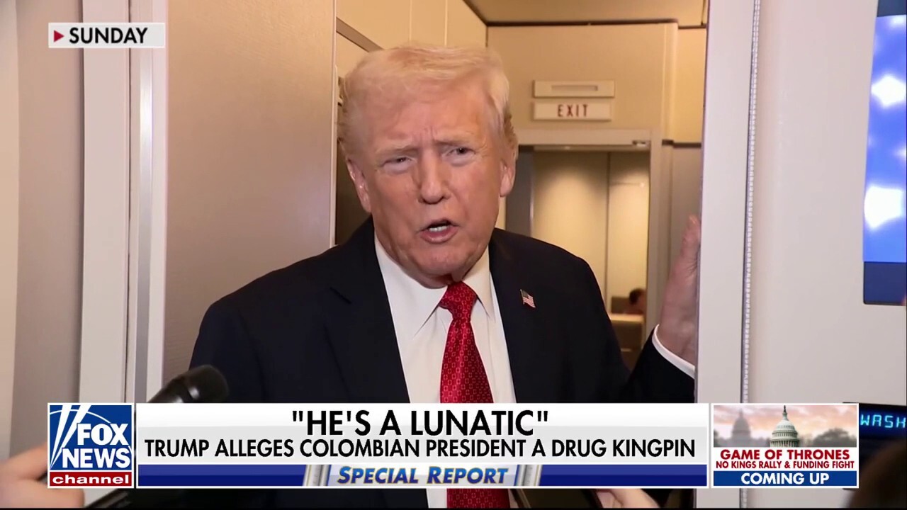 President Trump threatens new tariffs on Colombia