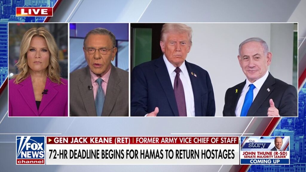 If Hamas does not relinquish weapons, the war is not over: Gen. Jack Keane