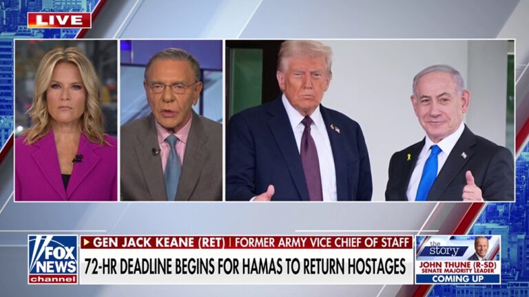 If Hamas does not relinquish weapons, the war is not over: Gen. Jack Keane