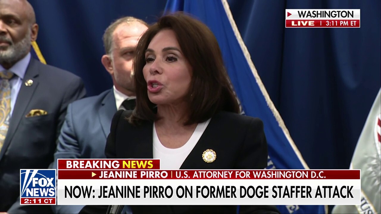 Jeanine Pirro announces charges against 2 suspects in attack against former DOGE staffer