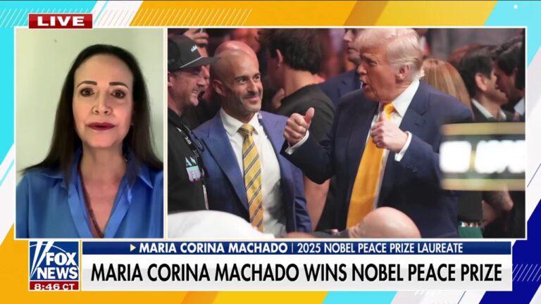 Nobel Peace Prize winner praises Trump for  ‘bold’ actions against Venezuela