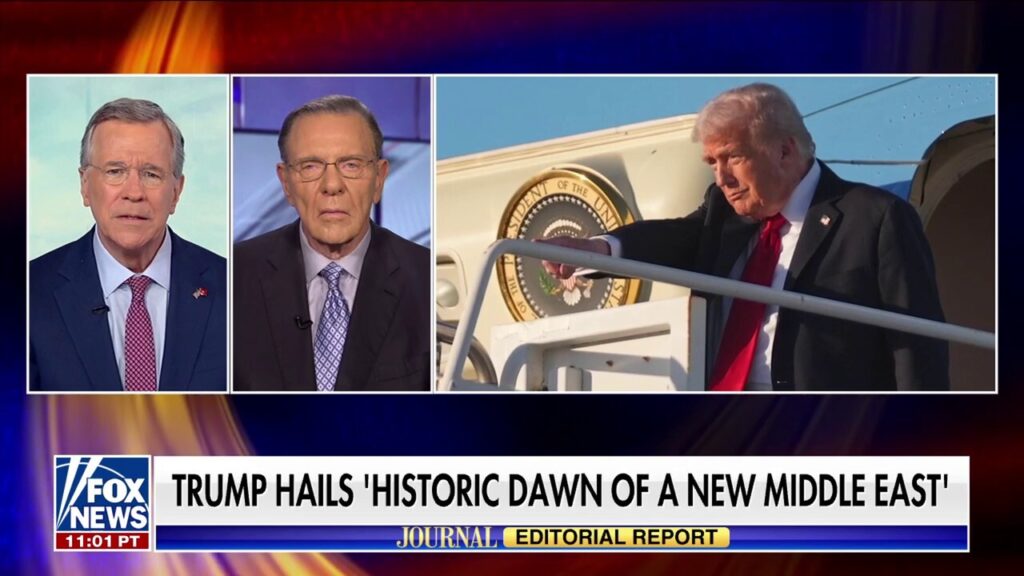 Trump touts the dawn of a new Middle East
