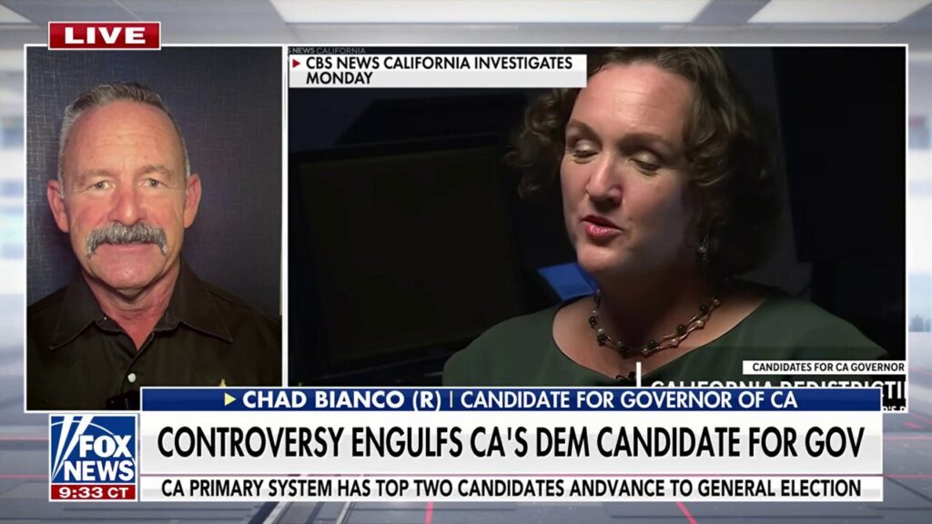 California Republican hopeful says Katie Porter showed 'exactly who she is' in CBS interview