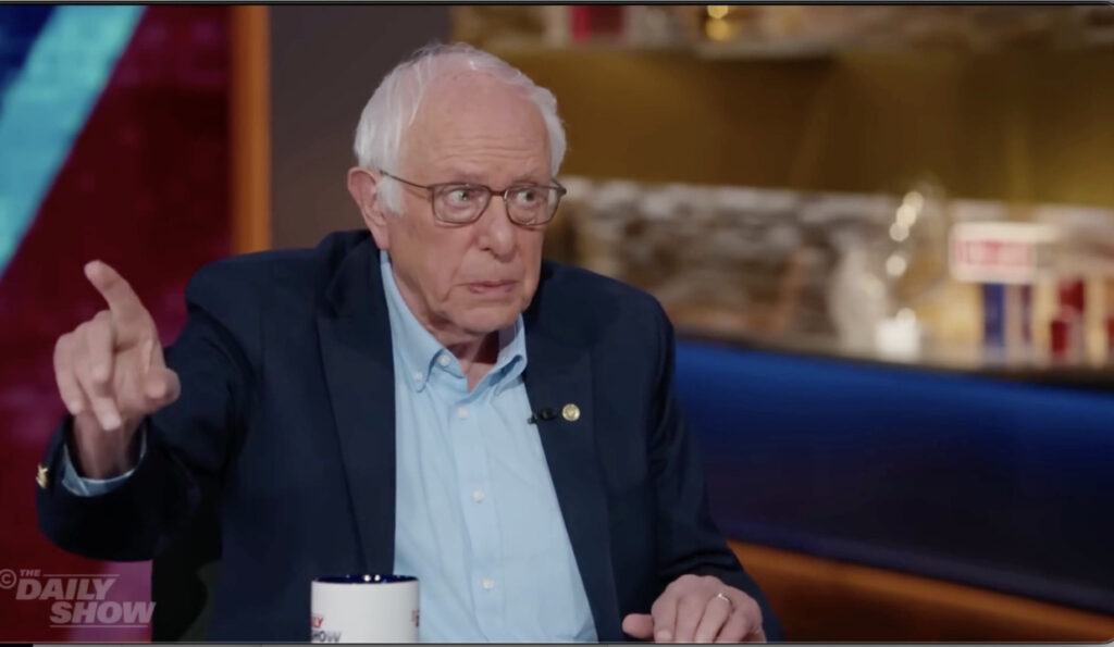 Bernie Sanders says Trump's crazy but not stupid, says Democrats must realize system is broken