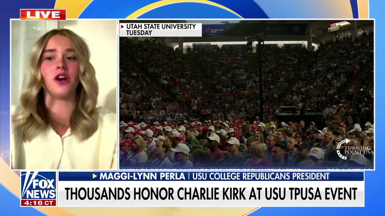 Thousands gather to honor Kirk as TPUSA returns to Utah