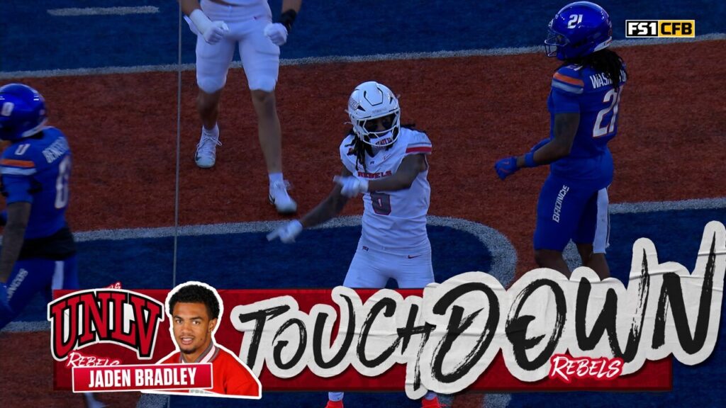 UNLV’s Anthony Colandrea throws 35-yard TD to Jaden Bradley, trimming deficit against Boise State