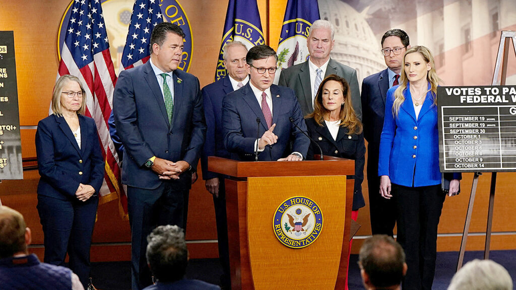 WATCH LIVE: Speaker Johnson, GOP leaders hold press conference as government shutdown enters 16th day
