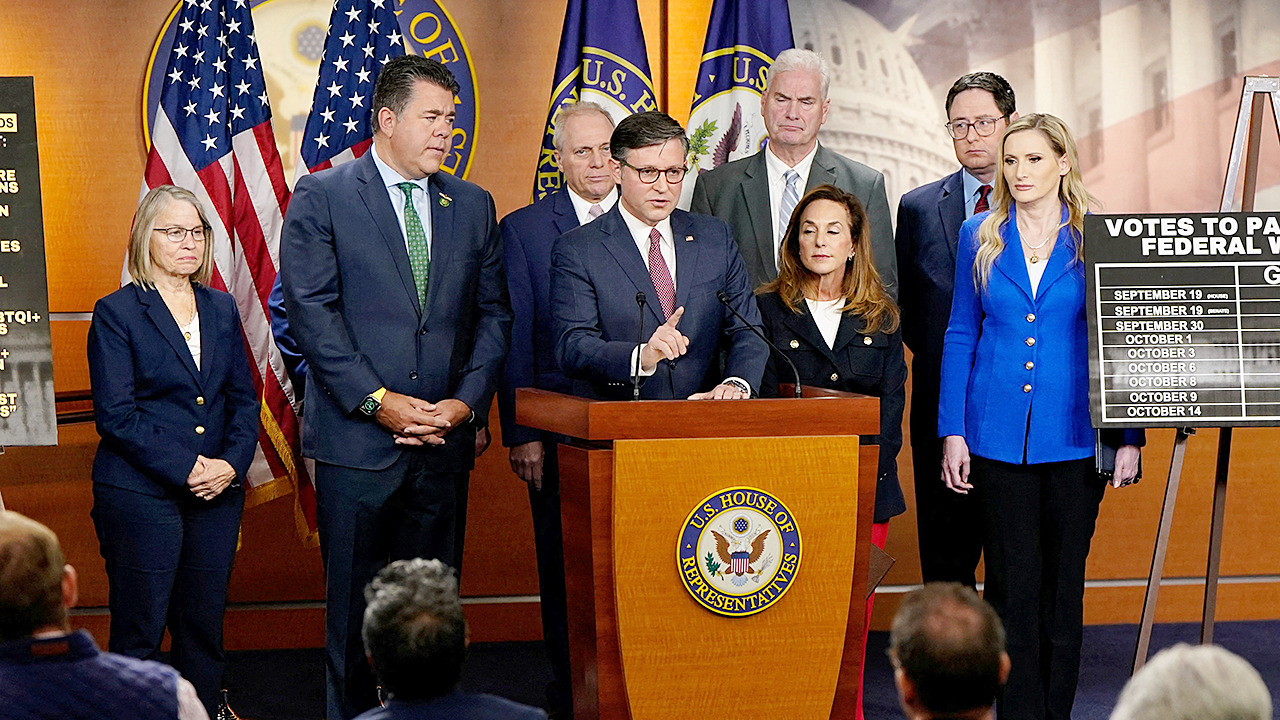 WATCH LIVE: Speaker Johnson, GOP leaders hold press conference as government shutdown enters 16th day