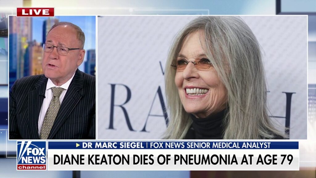 Diane Keaton's family reveals she died of pneumonia