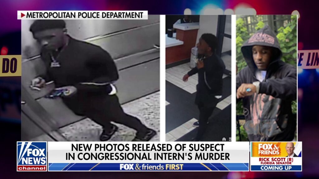 New photos released of suspect in congressional intern's murder