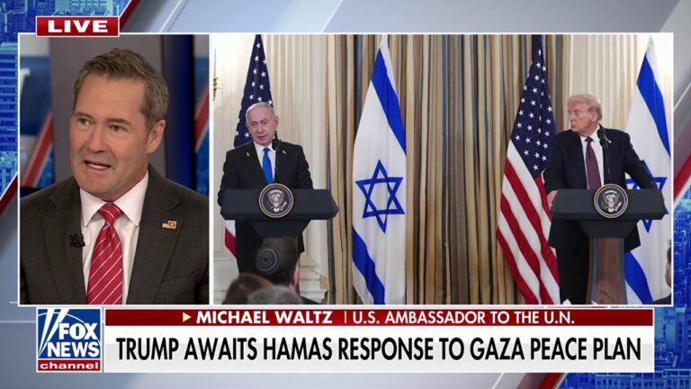 Trump told Netanyahu he had to ‘swallow some tough pills,’ Mike Waltz says