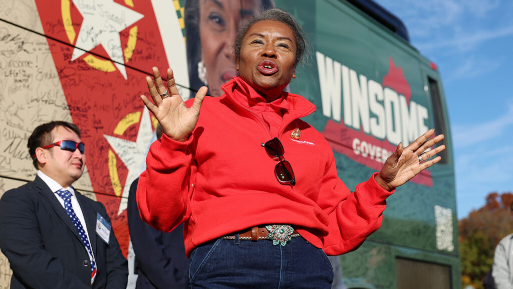 WATCH LIVE: Virginia governor candidate Winsome Earle-Sears holds a press conference