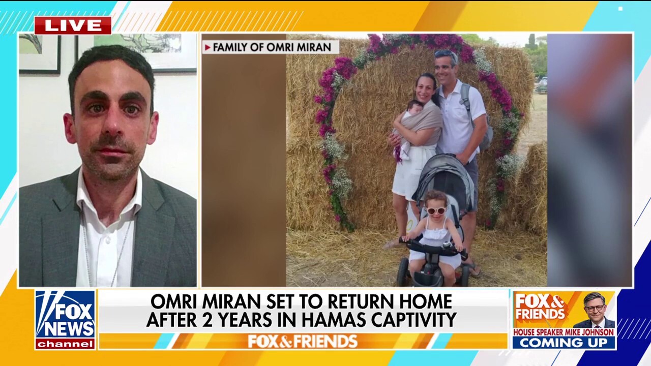 Hostage Omri Miran's family arrives in Israel to prepare for his release