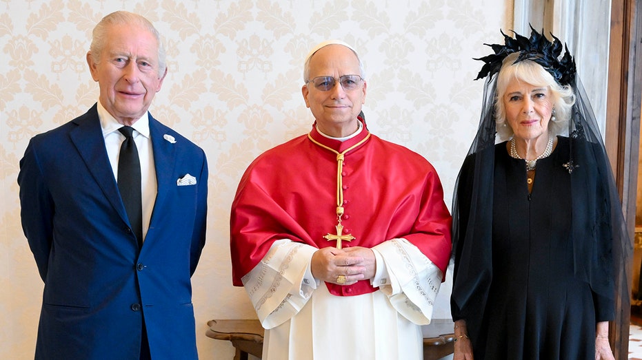 King Charles makes historic diplomatic visit with Pope amid ongoing Prince Andrew scandal