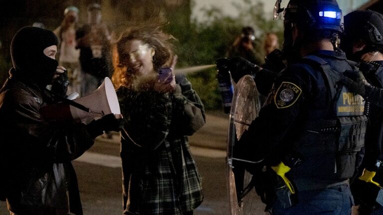 Trump administration reviewing Portland federal funding amid anti-ICE clashes, journalist's detention