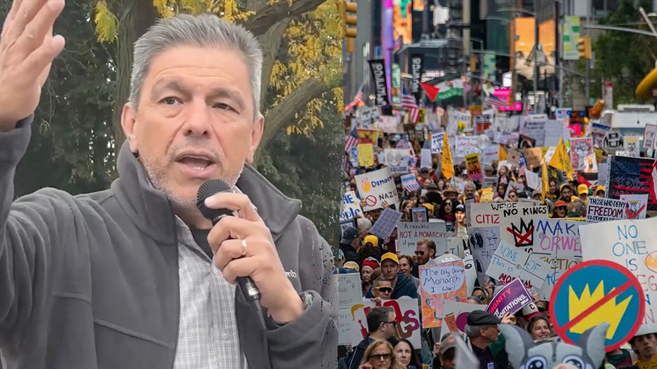 WATCH: 'No Kings' protester steps up to mic and calls for ICE agents to be 'shot,' 'wiped out'