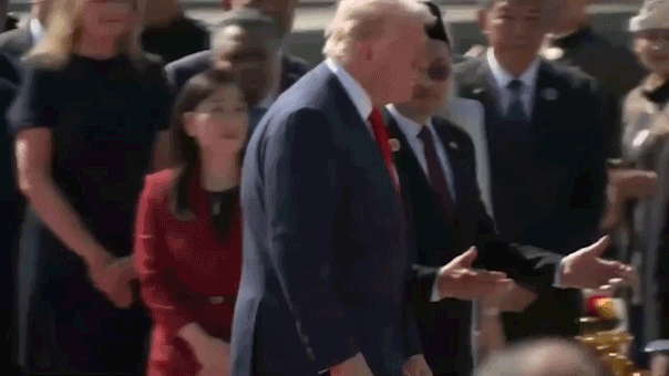 Trump dances with Malaysian performers as he kicks off Asia tour in lively fashion