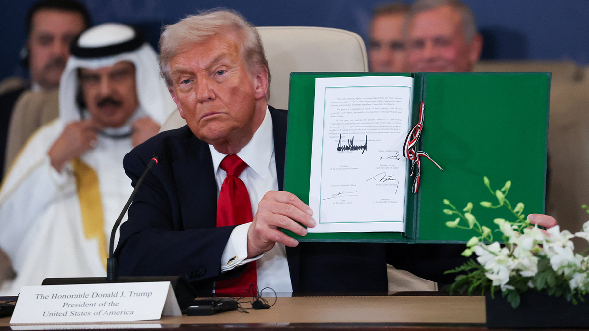 Trump celebrates peace in the Middle East after signing Gaza deal: 'Achieved the impossible'