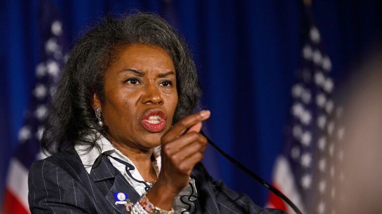 Winsome Earle-Sears releases ‘Two Bullets’ ad scathing opponent for failing to demand Jay Jones’ ouster