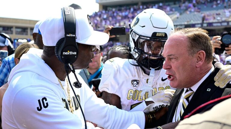 Colorado athletic director who hired Deion Sanders to step down
