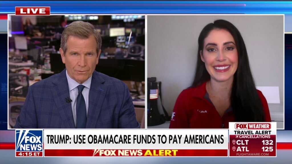 Trump urges Congress to use Obamacare funds to pay Americans