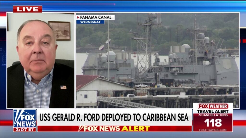 US Navy deploys largest aircraft carrier to Caribbean Sea