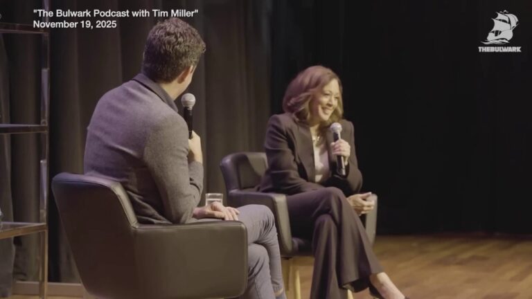 Harris confronted on remaining loyal to President Biden during campaign