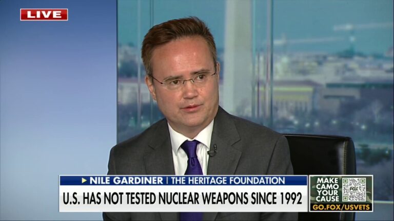 Trump calling for resumption of nuclear testing 'sends the right message' to US adversaries, argues former Thatcher advisor