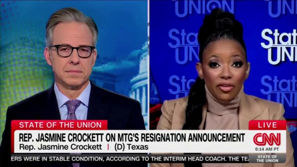 Crockett criticizes Greene after resignation, asks why 'everyone else is able to stand and you can‘t'