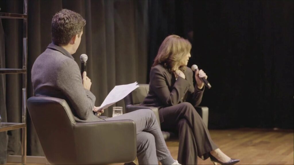 Kamala Harris accuses Trump of trying to 'gaslight' America on Epstein files