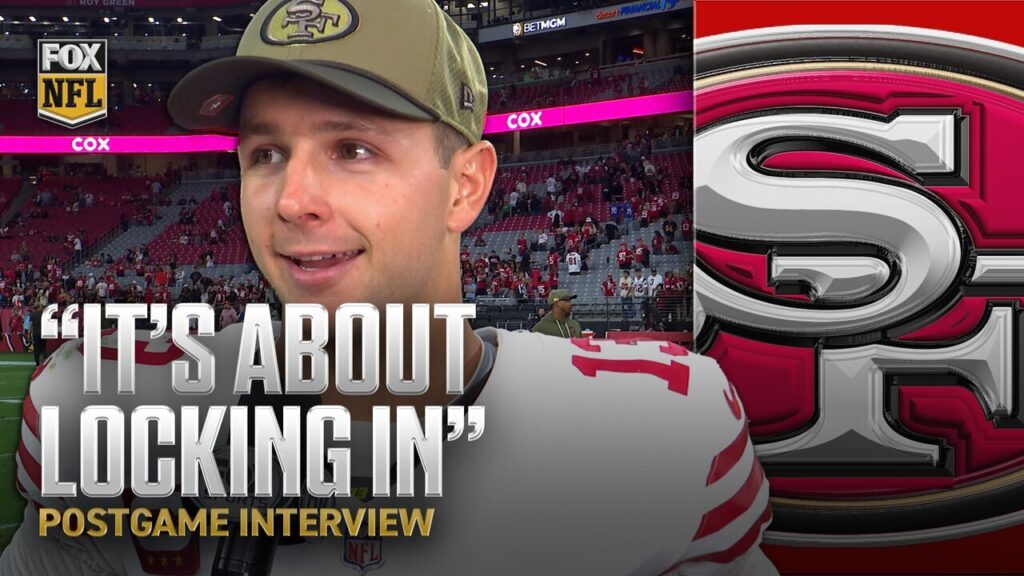 'It felt great to get back out and compete' - Brock Purdy after three TD performance vs. Cardinals