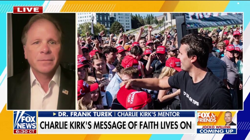 Dr. Frank Turek spreads Charlie Kirk's message of faith at TPUSA events