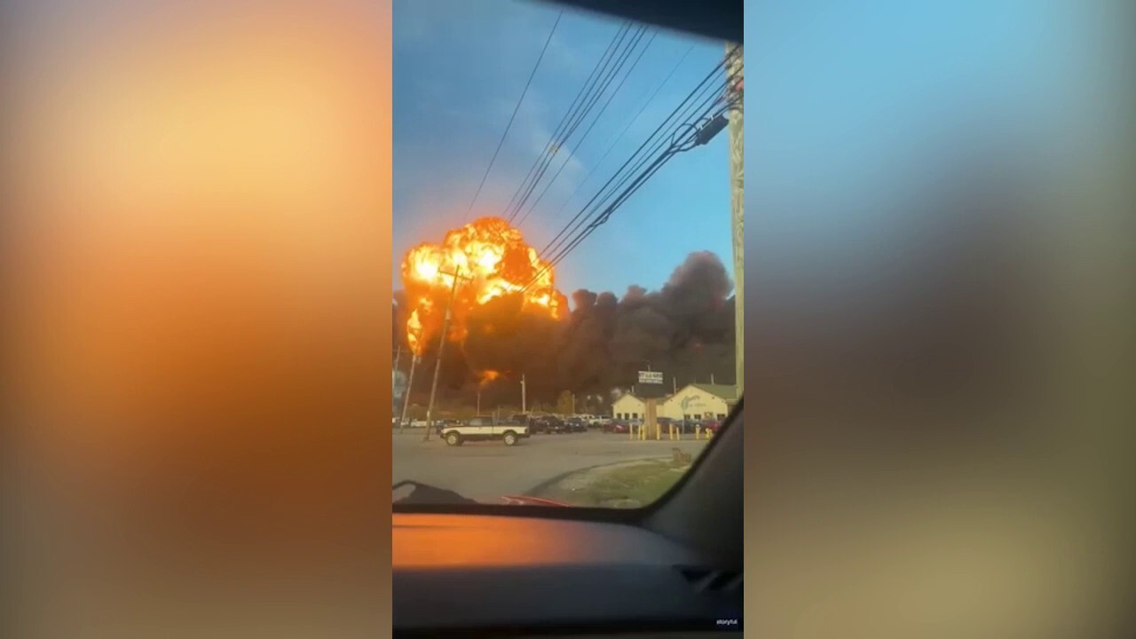 Witness video captures moments after UPS wide-body cargo plane went down