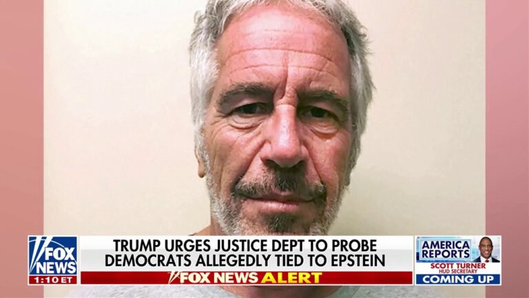 Trump urges DOJ to launch probe into Democrats' alleged Epstein ties