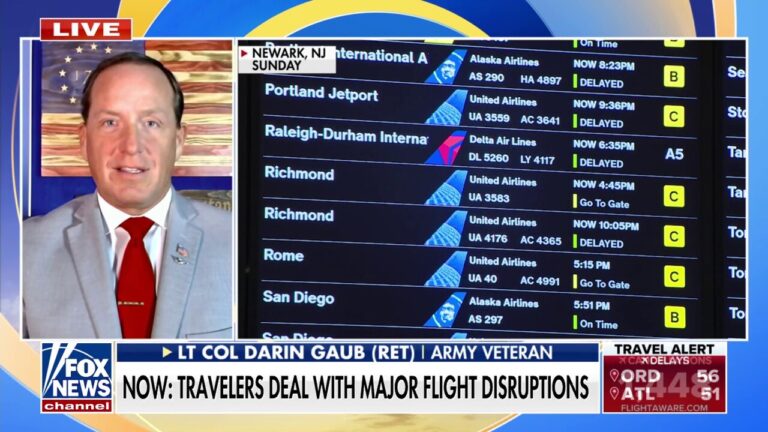 Travelers battling major flight disruptions as shutdown drags on