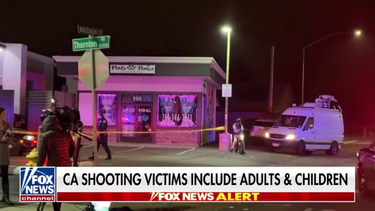 Police continue search for California shooting suspect after four killed in Stockton