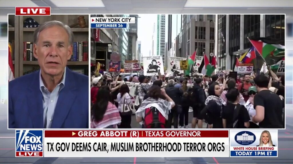 Gov. Greg Abbott on Texas redistricting battle, terror designations for two Muslim groups