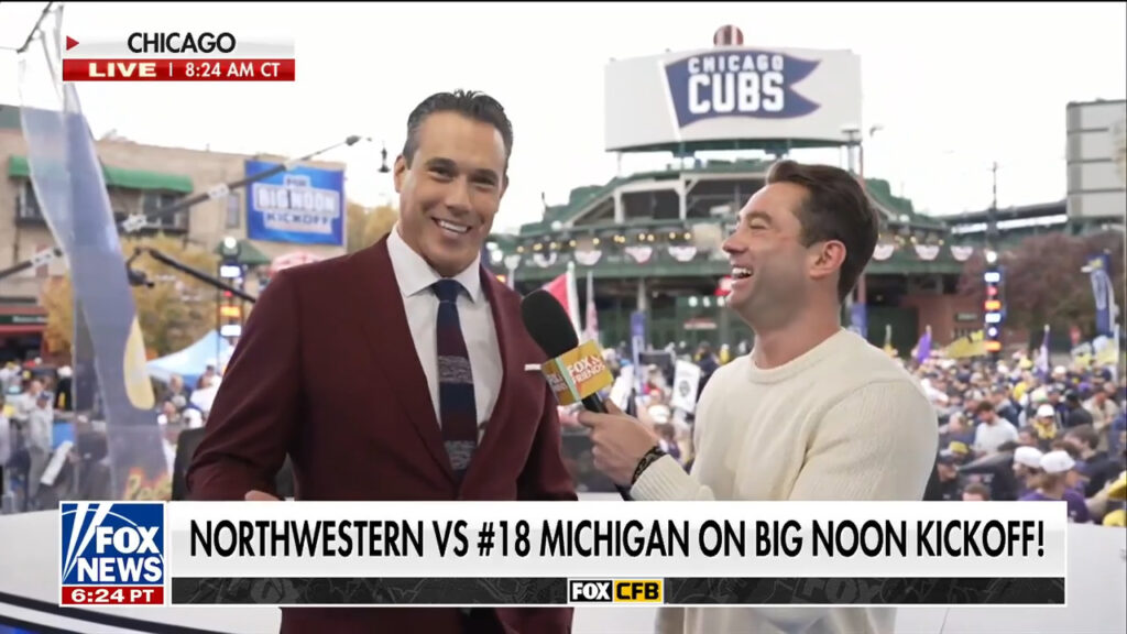 Fox Sports analyst Brady Quinn talks Michigan vs Northwestern at Wrigley Field