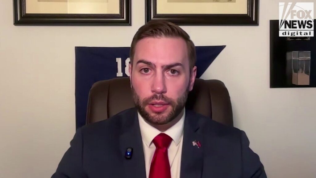 Captain Mike Bouchard speaks to Fox News Digital on the heels of his campaign announcement