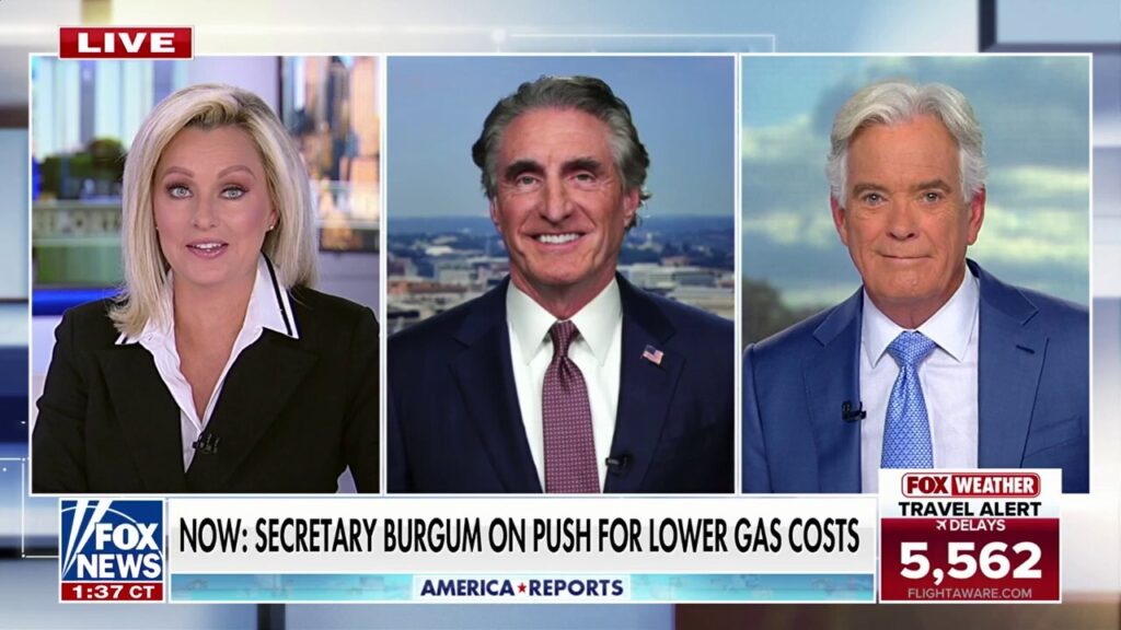 President Trump ran on a policy of energy abundance, Interior Secretary Doug Burgum says