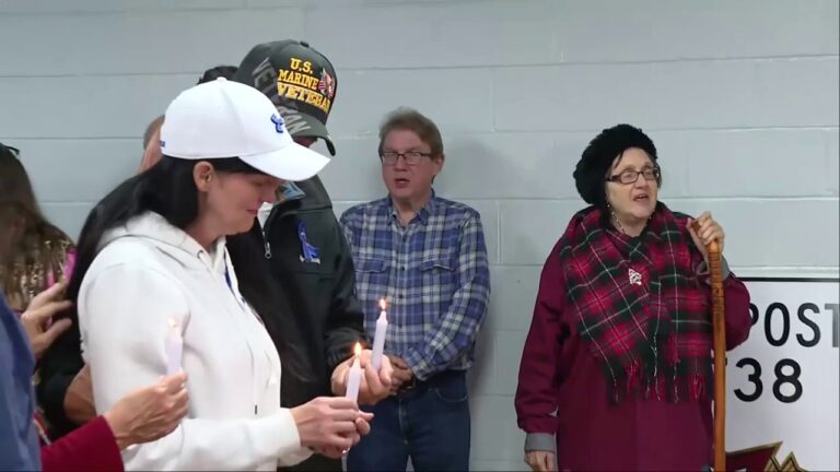 West Virginia community sings 'Amazing Grace' at vigil for National Guard shooting victims