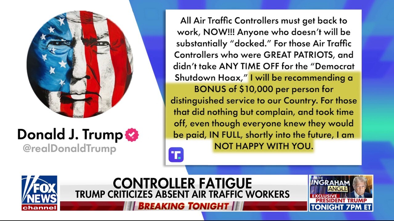 Trump 'furious' with long lines and flight delays