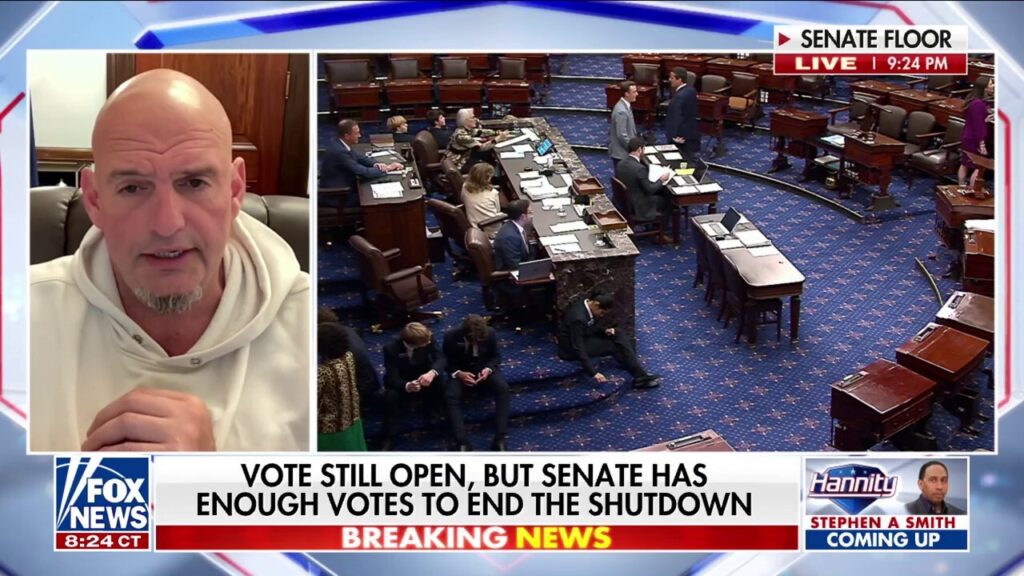 Sen. John Fetterman says he can't support holding the government 'hostage' as a tactic