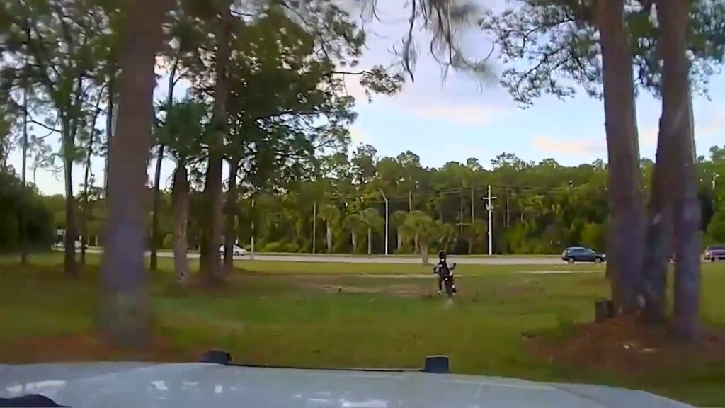 Teen dirt biker leads police on pursuit