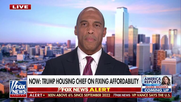 HUD secretary outlines Trump's plan to make housing more affordable for Americans