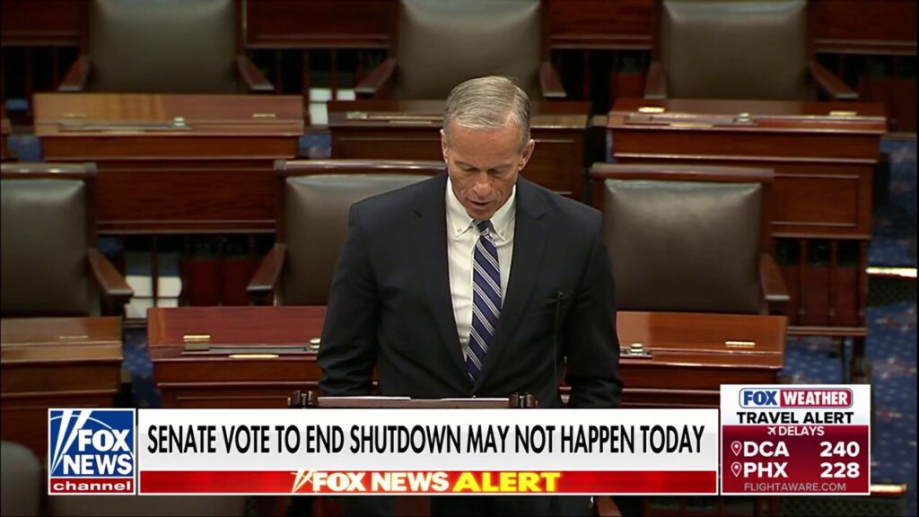 Sen Thune says progressive Dems want shutdown to last ‘forever’